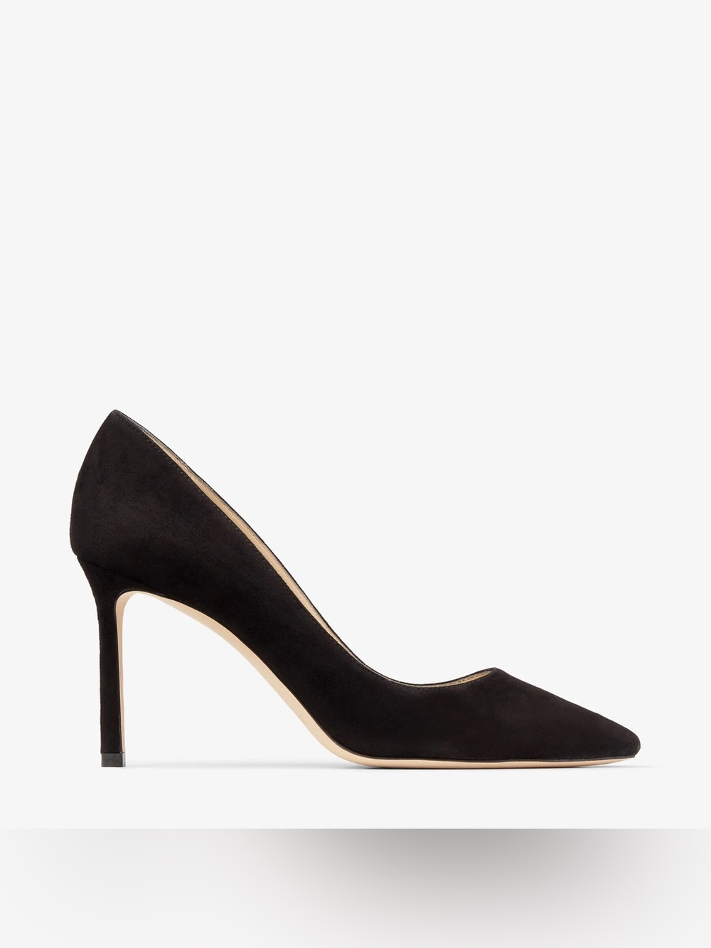 Jimmy Choo Romy Black Suede Pumps